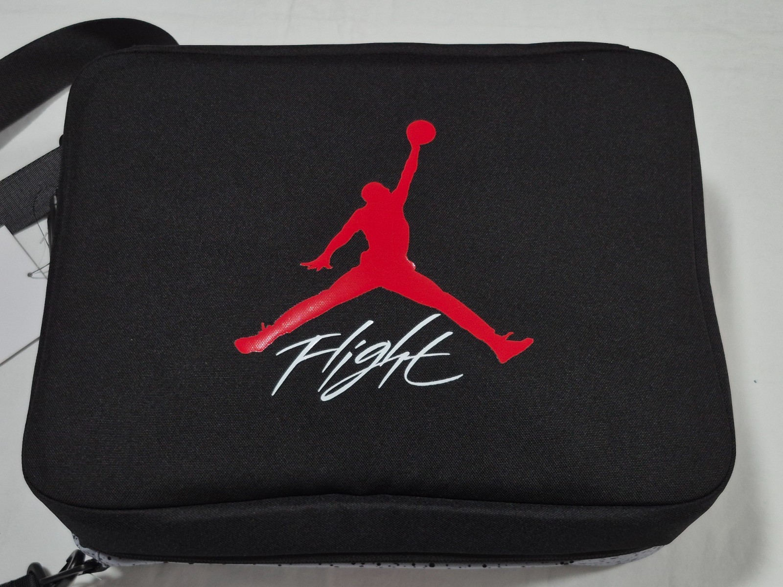 Nike Air Jordan Flight Black/Cement/Red Sneaker Carry Bag SZ Large 9B0388-KG5