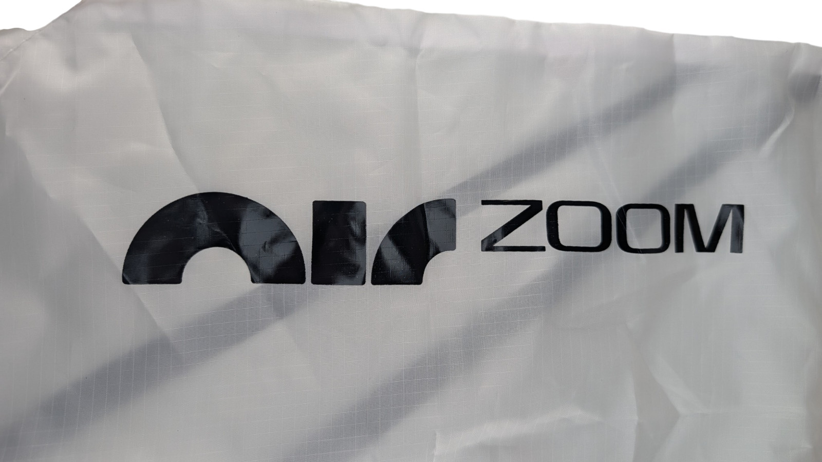 Nike Zoom White Drawstring Shoe Dust Bag Black Swoosh