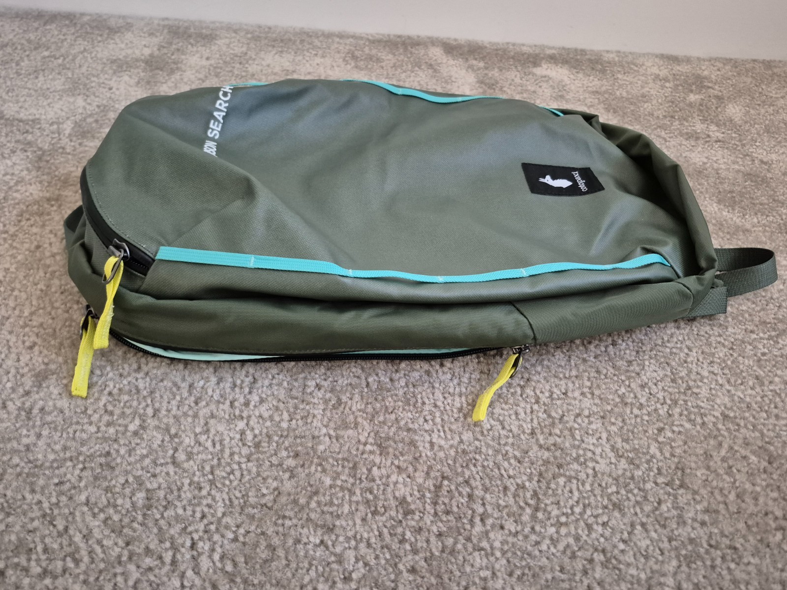 backpack Cotopaxi bag green teal nylon trekking laptop travel rain Vaya 18L