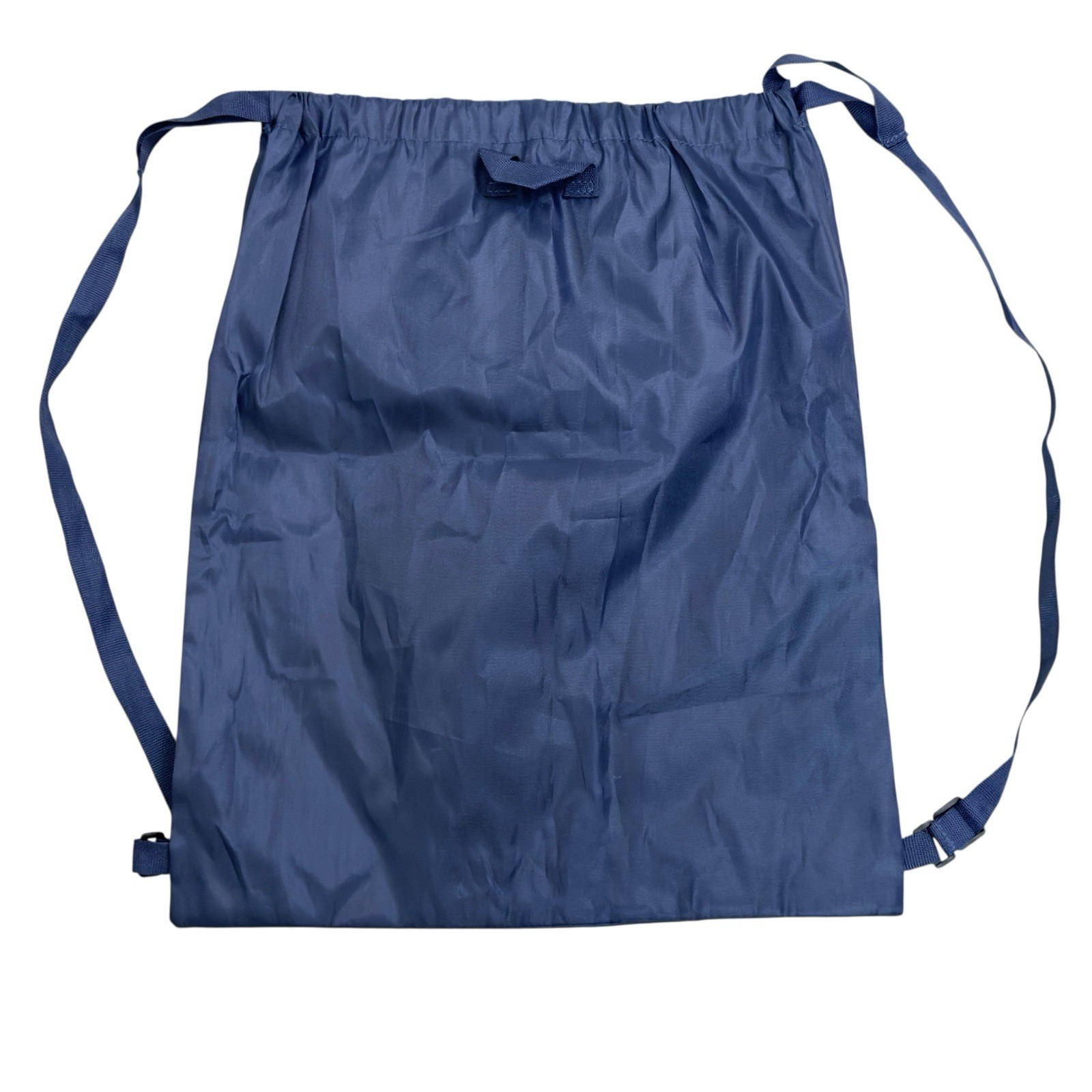 Skechers Backpack Nylon Drawstring Gym Bag Tote Navy Blue New