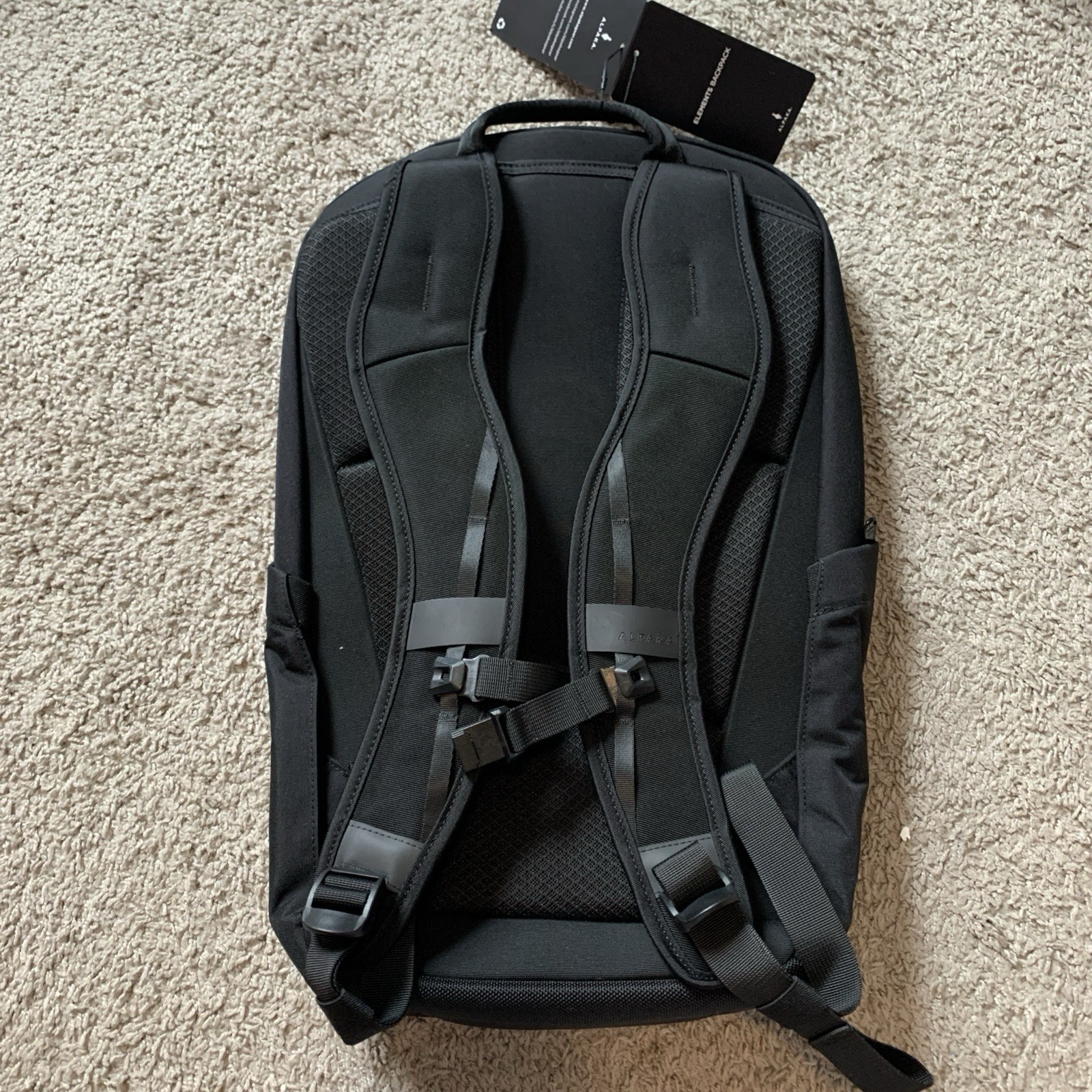 Alpaka Elements Backpack 24L Black Travel Bag Mens Business Work
