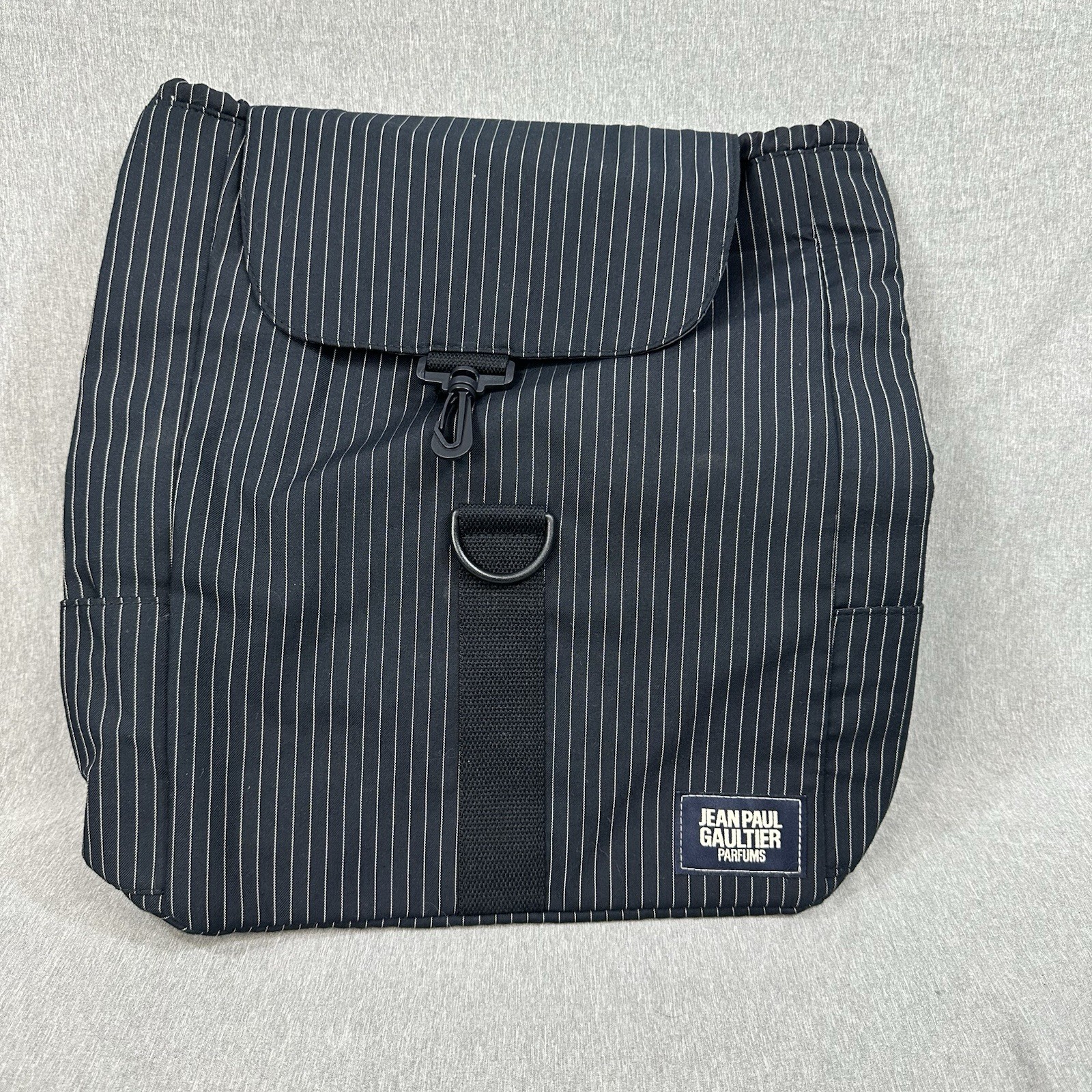 JEAN PAUL GAULTIER PARFUM BACKPACK FOR MAN SPORTS , GYM ,TRAVEL BAG 15 X 12 X 4