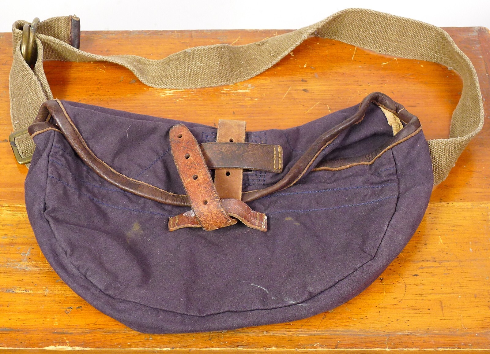 TK Garment Supply Repurposed NAVY Military Fabric Bag Hand Made Japanese