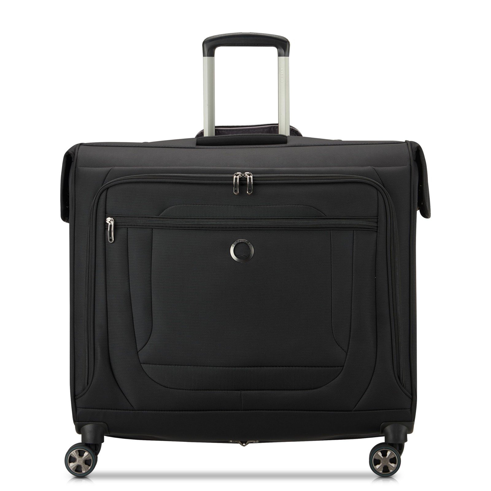 DELSEY Paris Helium DLX Carryon Garment Bag with Spinner Wheels Black 24 Inch U3