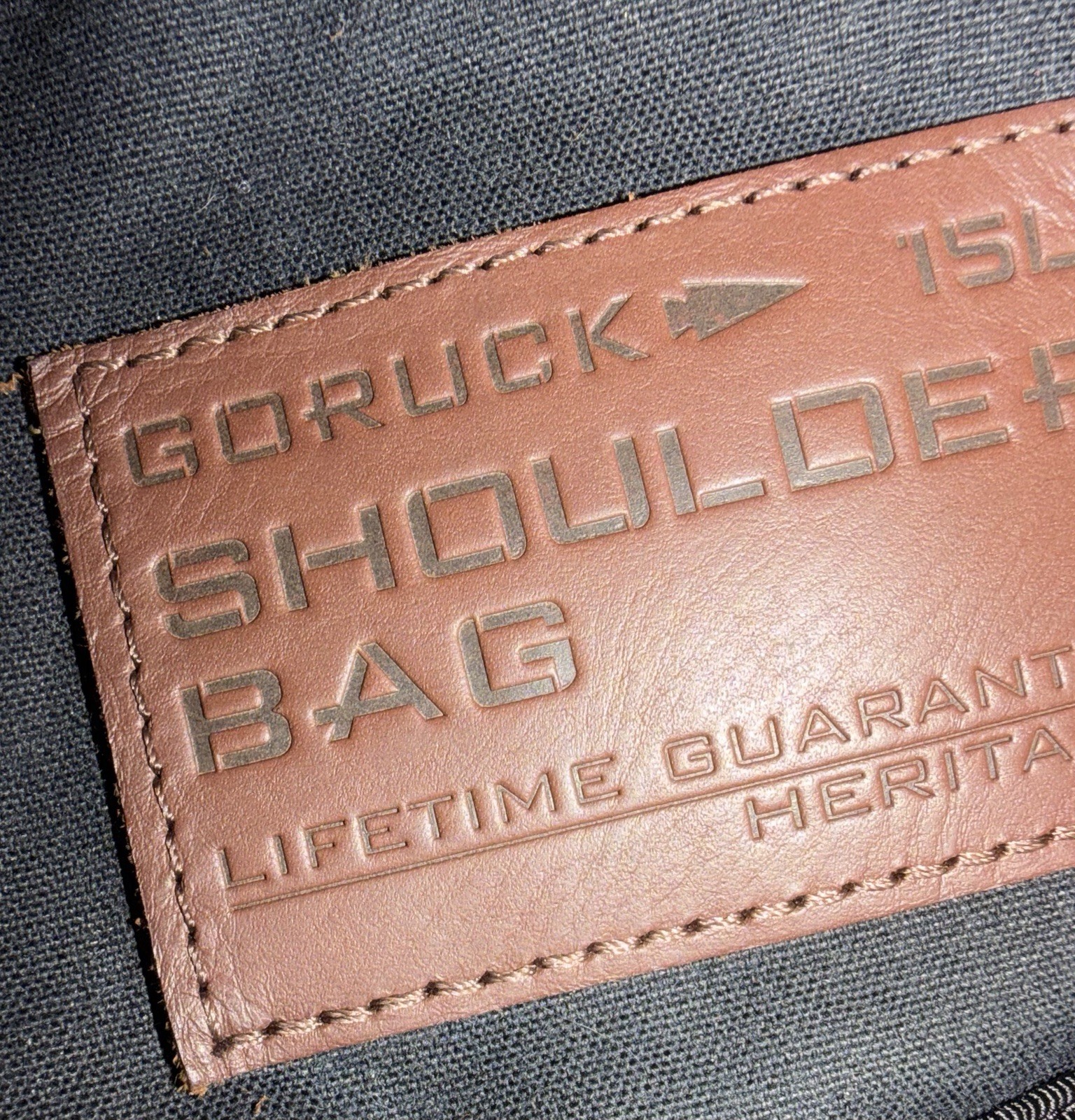 GORUCK Shoulder Bag 15L Heritage Waxed Canvas Messenger Lifetime Warranty RARE