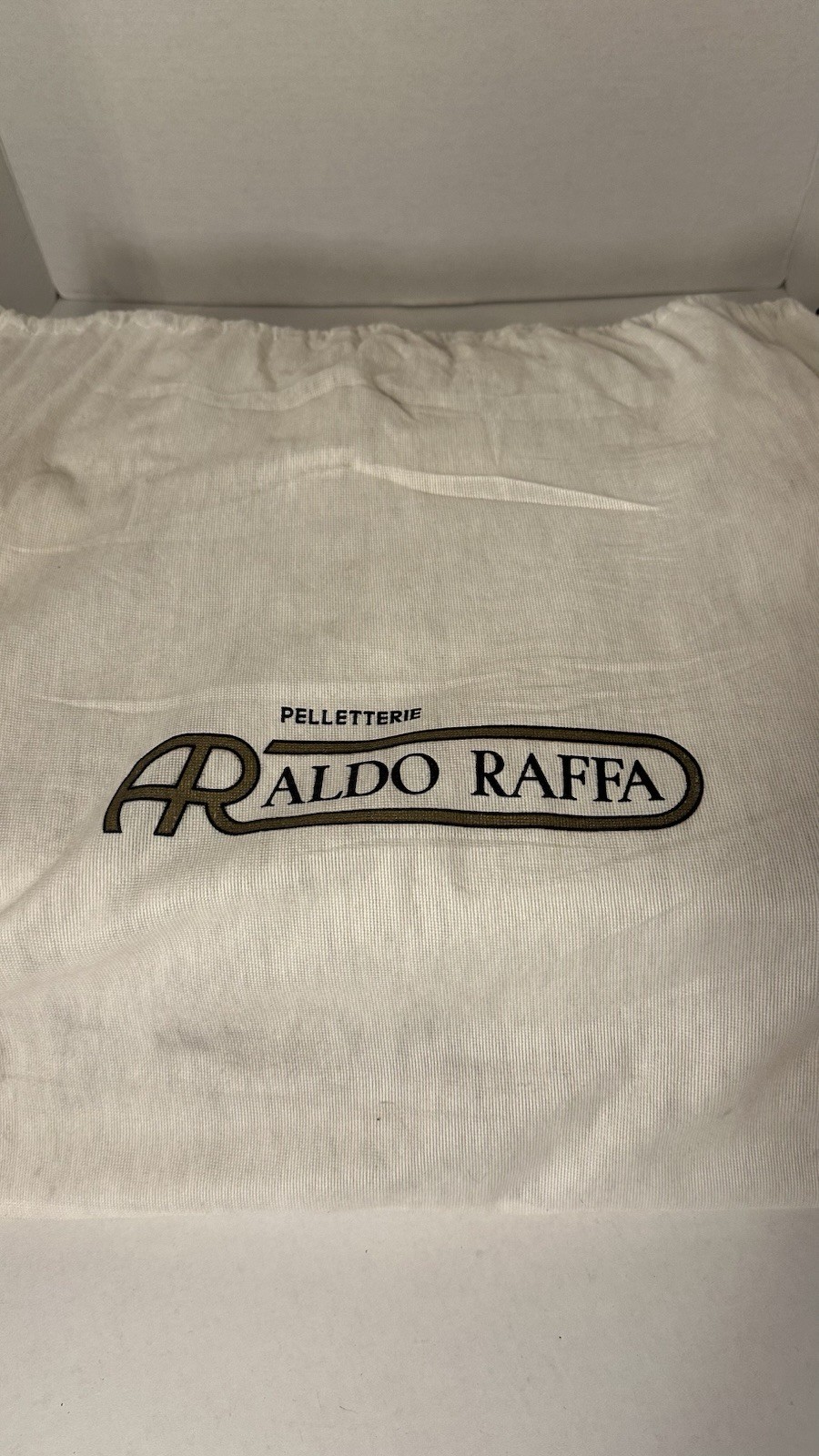 Aldo Raffa Expandable Leather Briefcase. Black Brand New. Never Used