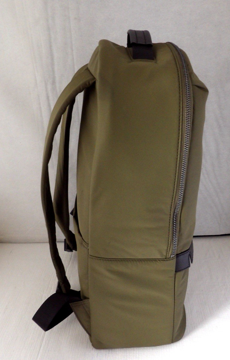 NWT Authentic COLE HAAN F12670 CARSON Olive Night/Black Laptop Backpack Unisex