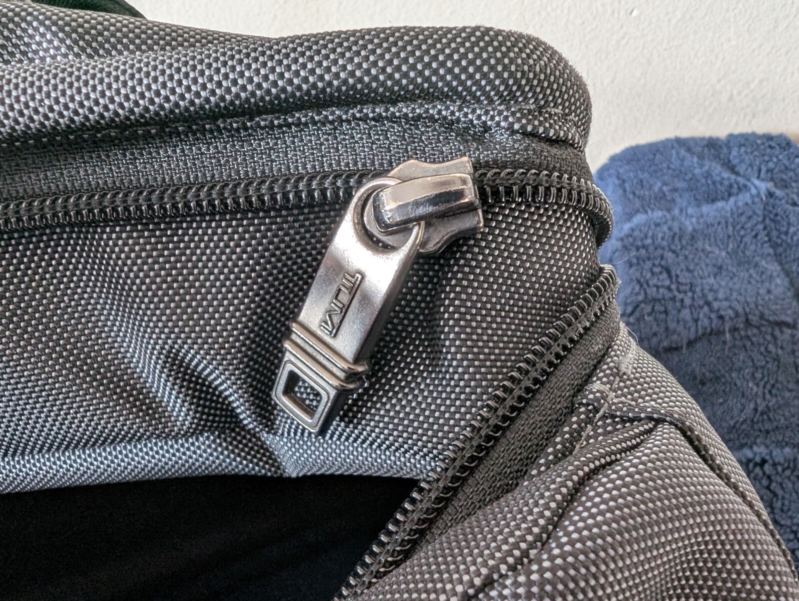 Tumi Alpha Brief Backpack 3 Gray Multi Pocket With Leather Details