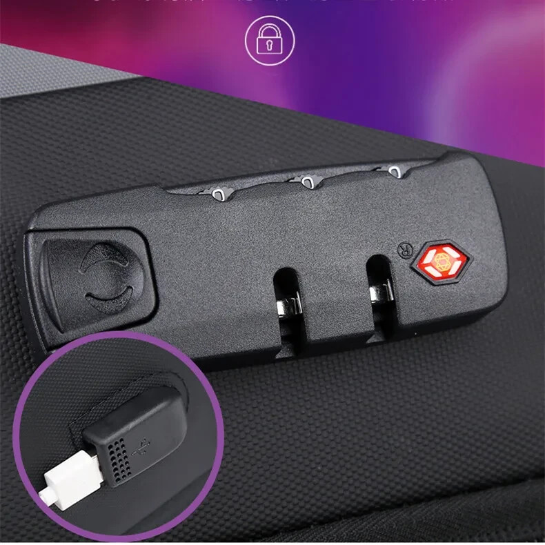 Men’s E-Sports Hard Shell Backpack 15.6 /18 Inch Anti-theft Lock Waterproof