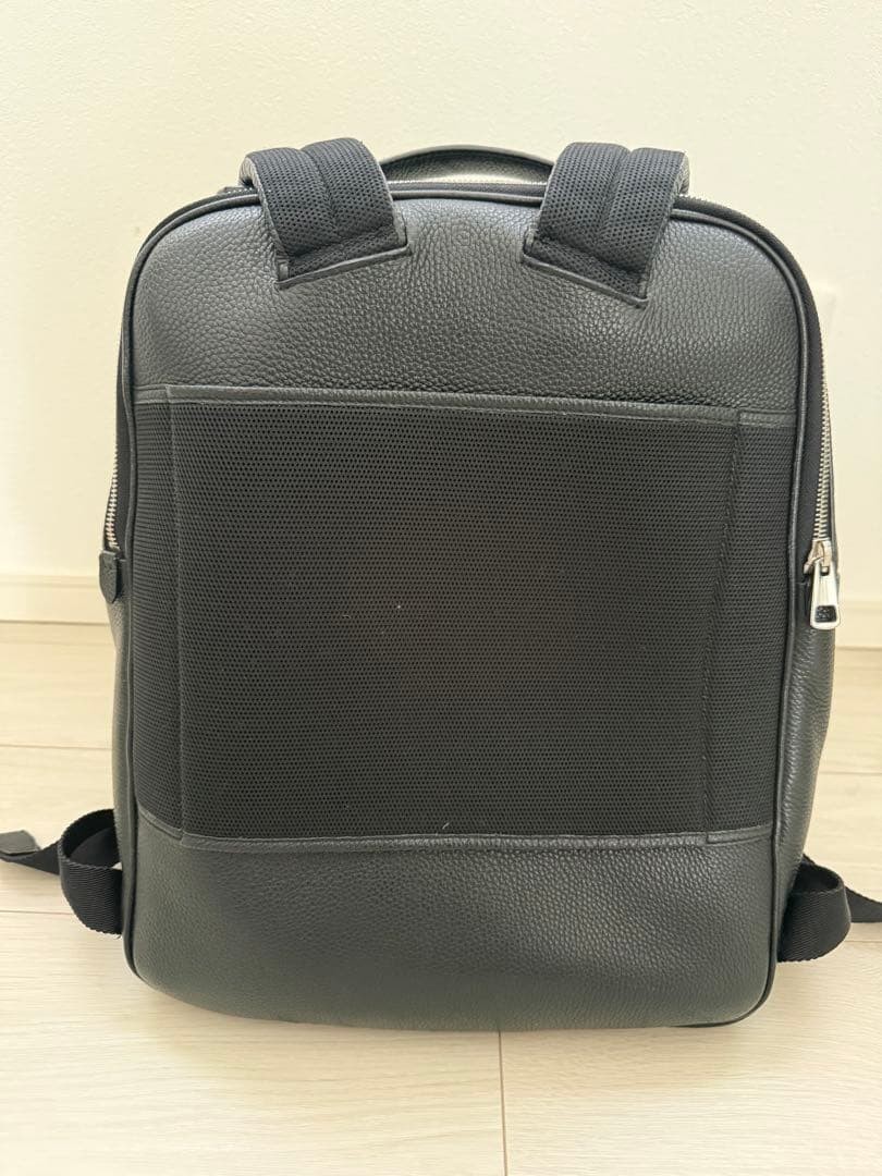 Bally CORNEL.O Leather Backpack Black 30cm 39cm 13cm From Japan