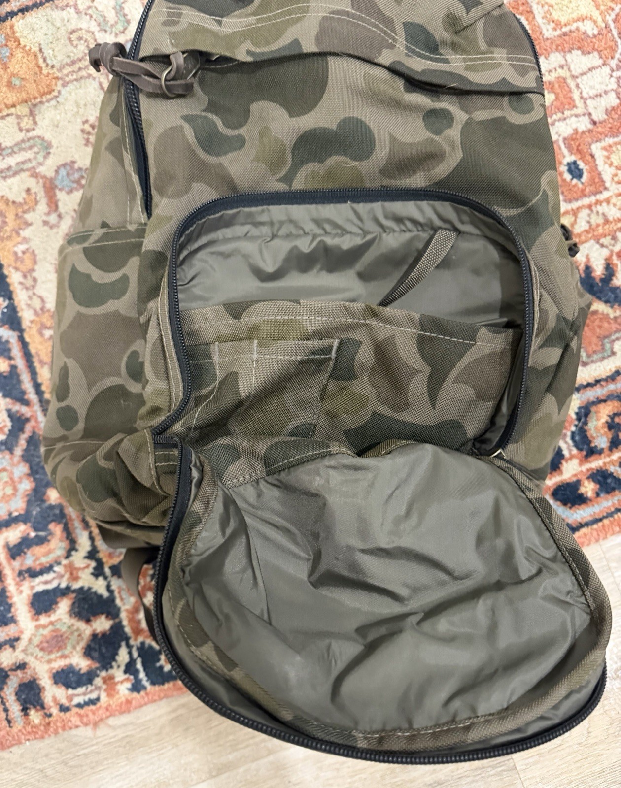 Filson Dryden Backpack Dark Shrub Camo Cordura Very Good Condition