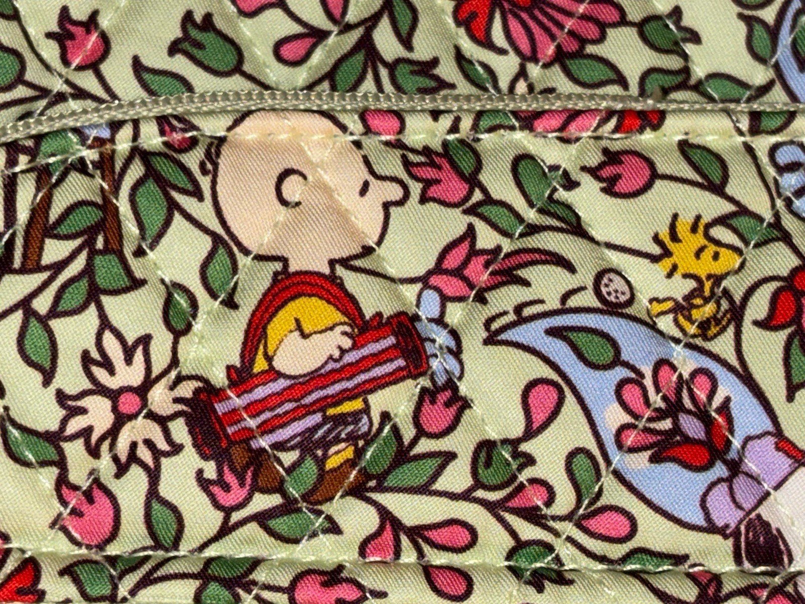 Vera Bradley Bancroft Backpack Bag Snoopy Country Club Peanuts Paisley