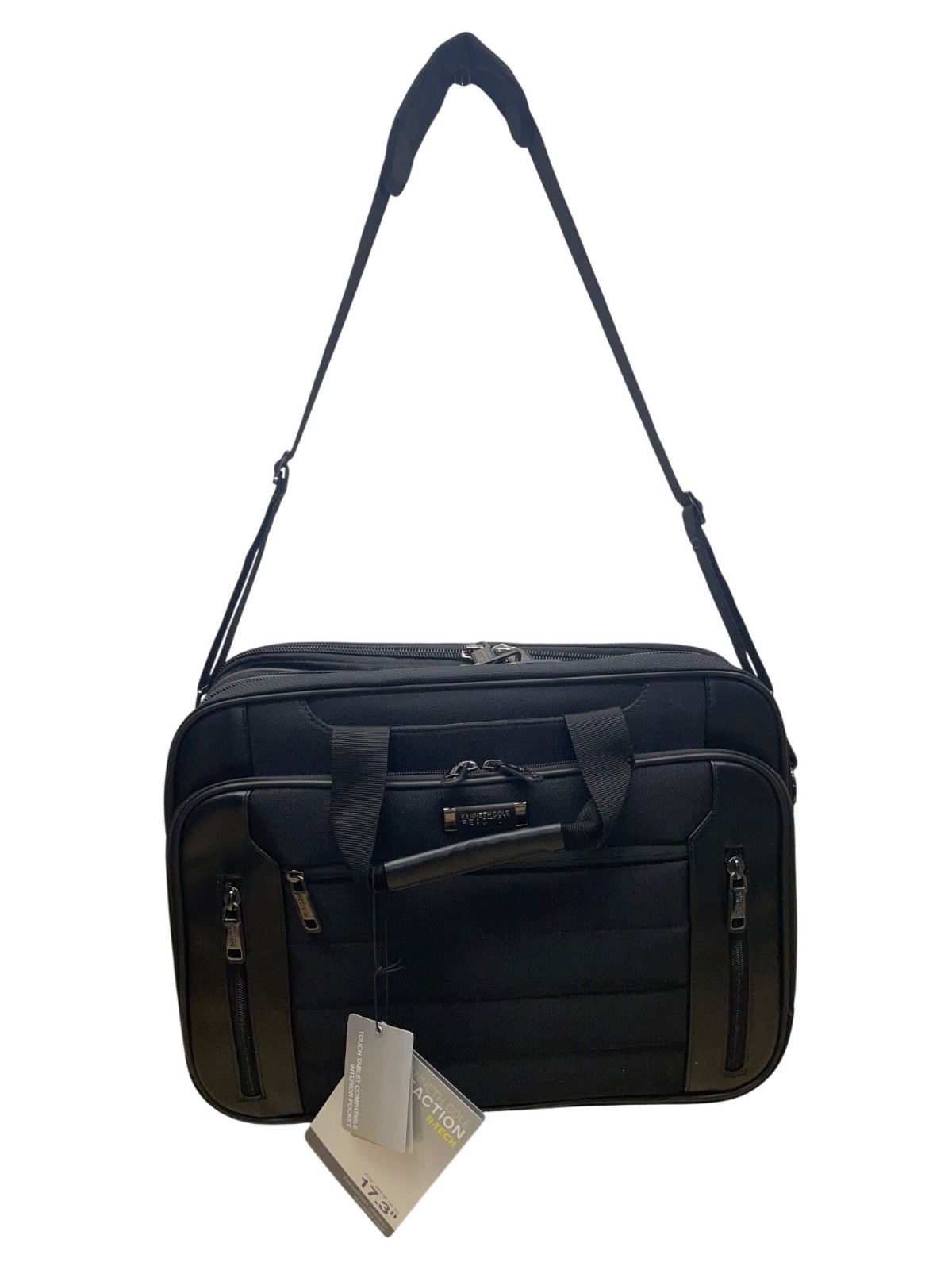 Kenneth Cole Reaction Men’s Black Nylon R-Tech 17.3” Laptop Business Case