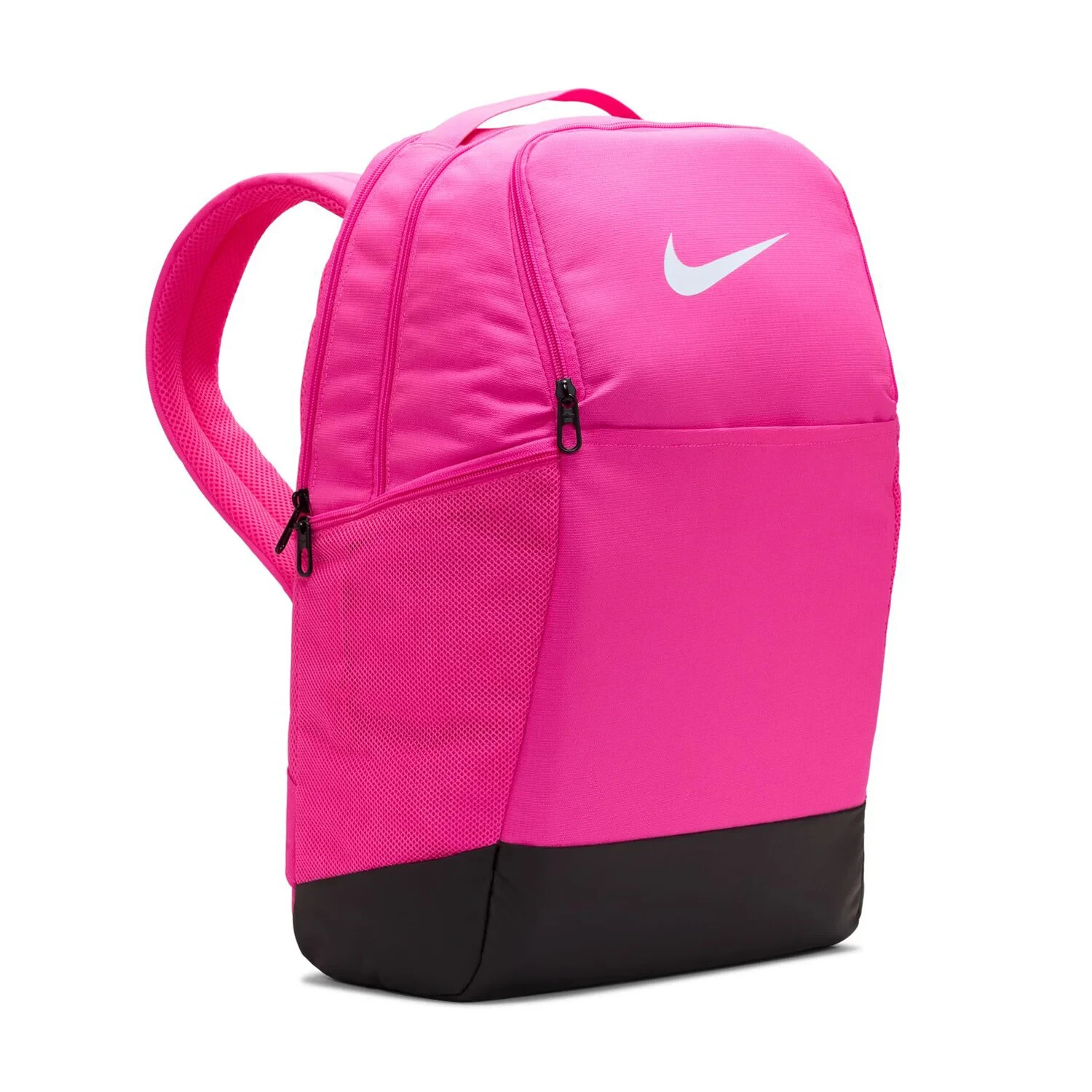NIKE BRASILIA MEDIUM BACKPACK (24L) PINK BLACK SCHOOL BOOK BAG DH7709-617 NWT
