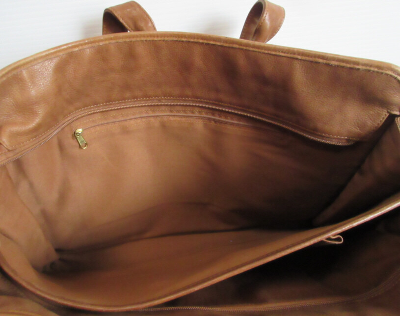 Boulder Ridge Glove Tanned Cowhide Brown Leather Briefcase Messenger Bag