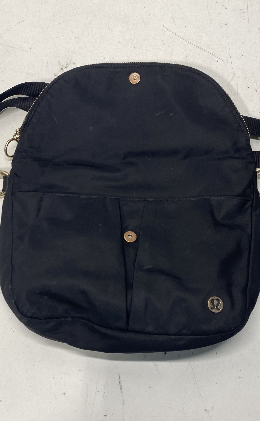 Lululemon Black All Night Festival Crossbody Bag Gold Hardware