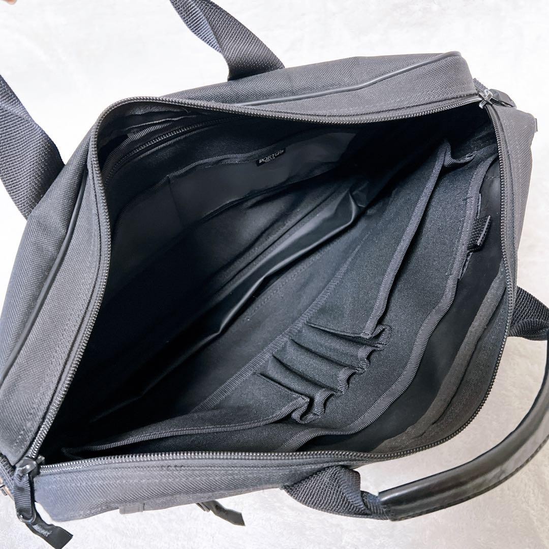 Authentic PORTER CLIP 2-Way Expandable Briefcase Black 41cm Men’s Business Bag