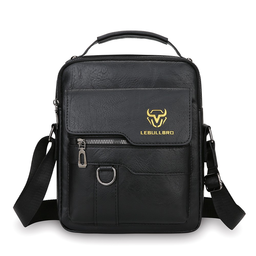 Men’s Handbag Shoulder Bag Leather Business Briefcase Crossbody Casual Fashion G