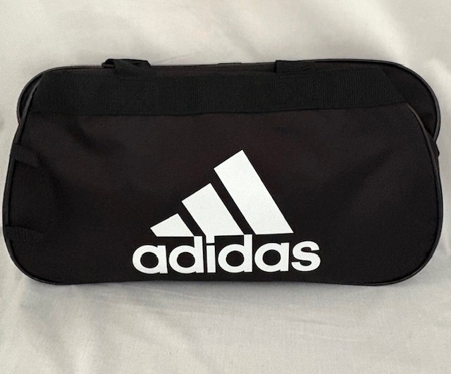 Adidas Diablo Small Duffel Black Fits Gym Locker Lifetime Warranty LP 11038