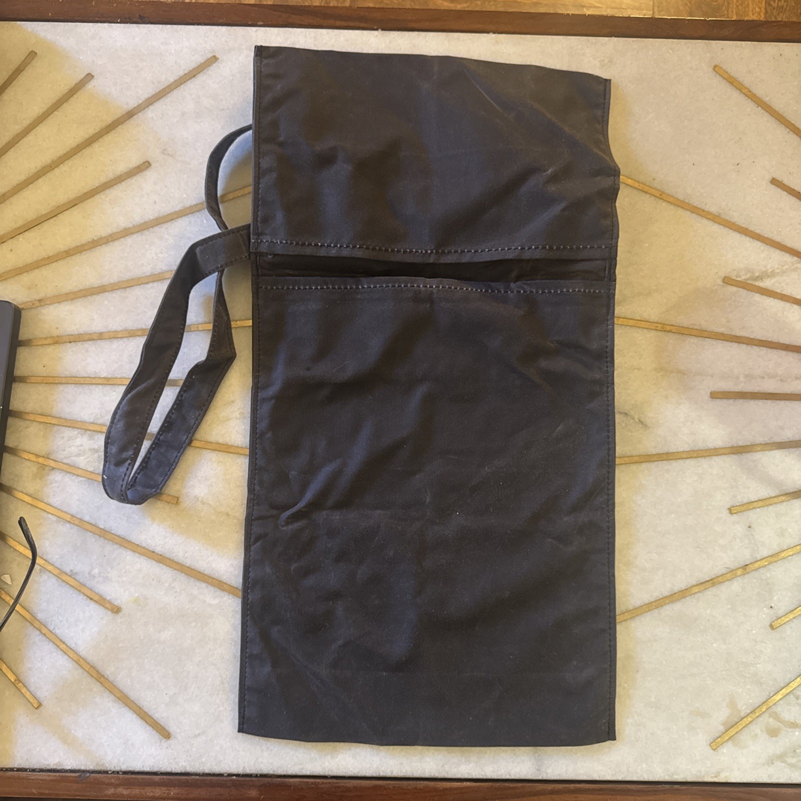 Oilskin Canvas Haversack, Union Soldier Style Crossbody with Flap Pouch- New