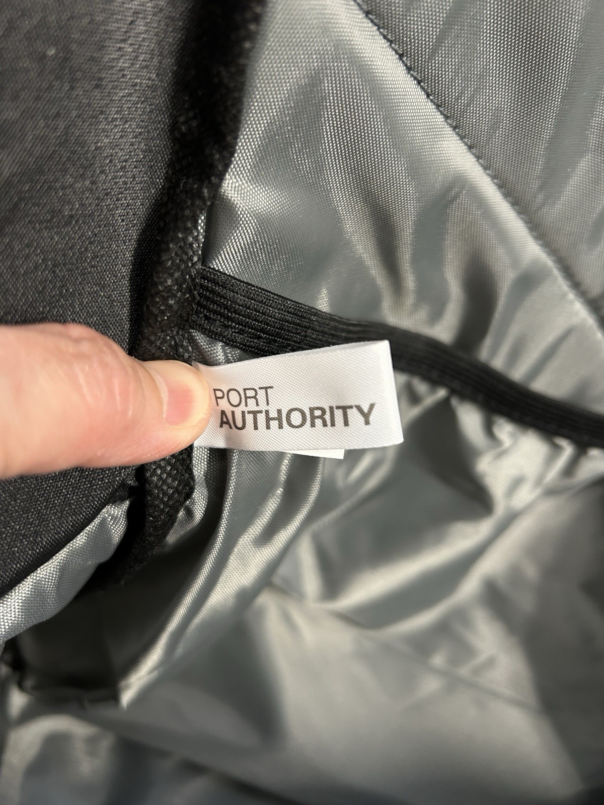 Port Authority BG203 Value Backpack Black W3 Fit Embroidered Laptop Bag 16.5″