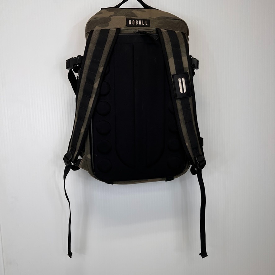 NoBull Backpack Men Waxed Canvas Duffel Pack Molle Web Camo Army Bag Work Nw