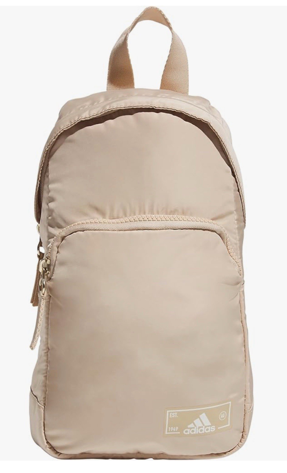 NWT Adidas Essentials 2 Sling Crossbody Bag Magic Beige Off White Gilver NEW