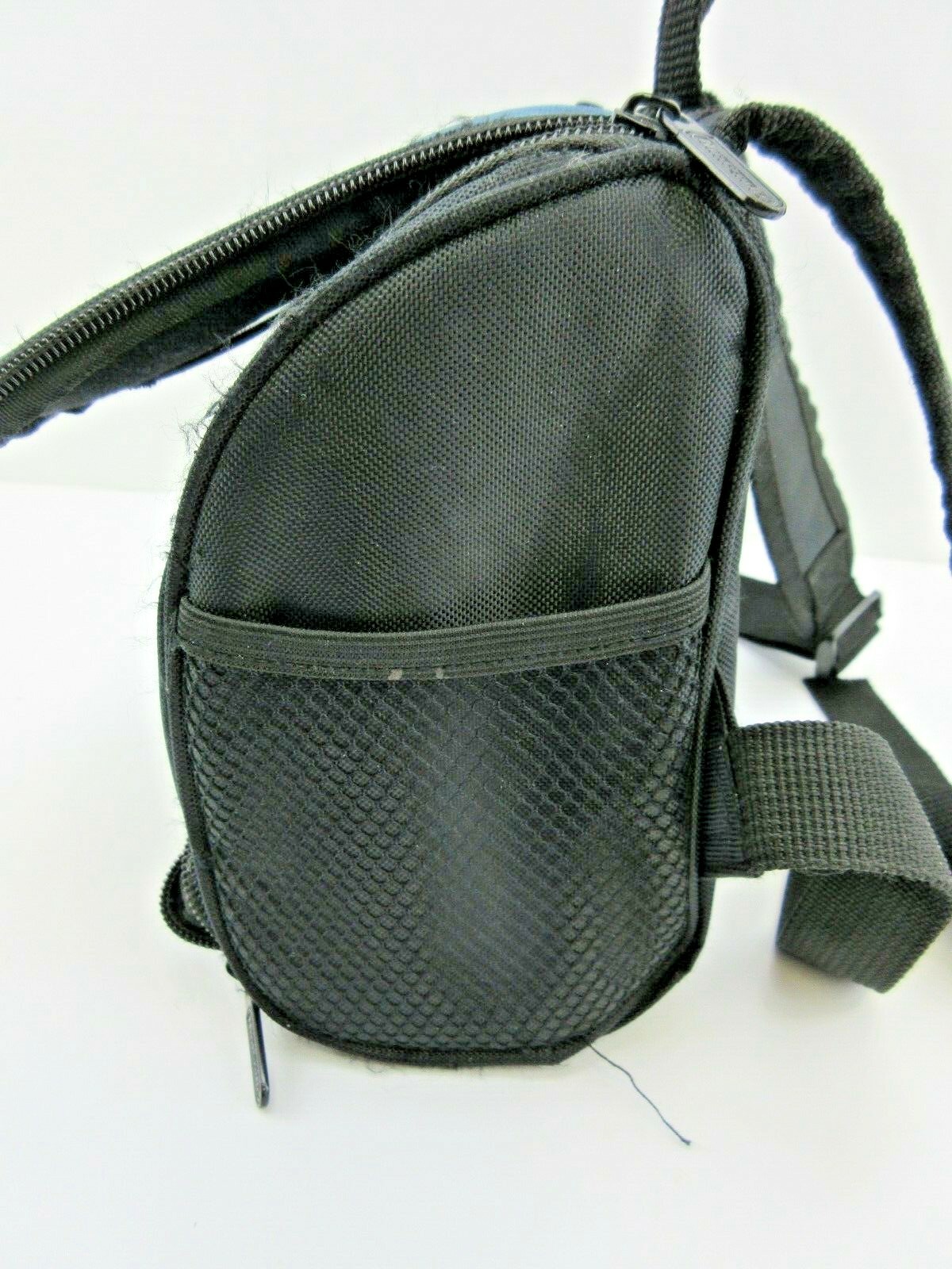 Nintendo Backpack Black Zippered Pockets Adjustable Straps Game Tote Case