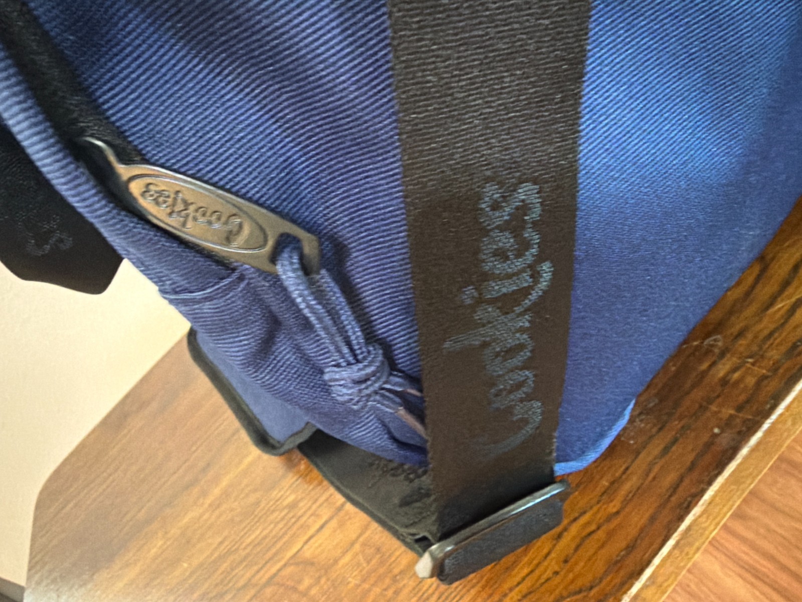 Cookies SF Cyclone Smell Proof Duffle Bag Navy Blue Canvas NEW NWT Berner