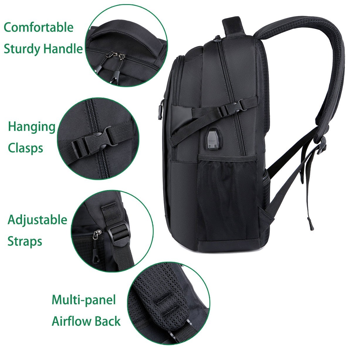 Expandable Carry on Backpack Extra Large Travel Backpack Weekender Backpack