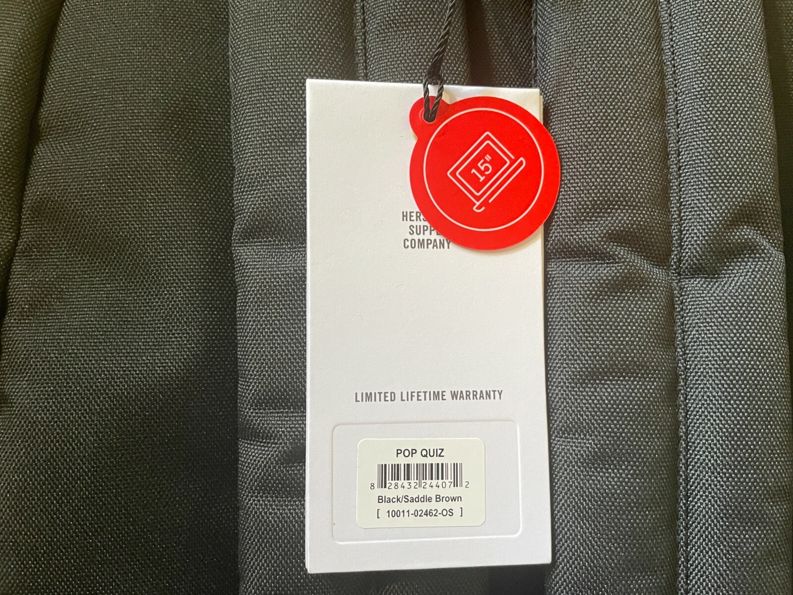 Herschel Supply Co. Pop Quiz 22L Backpacks – Black