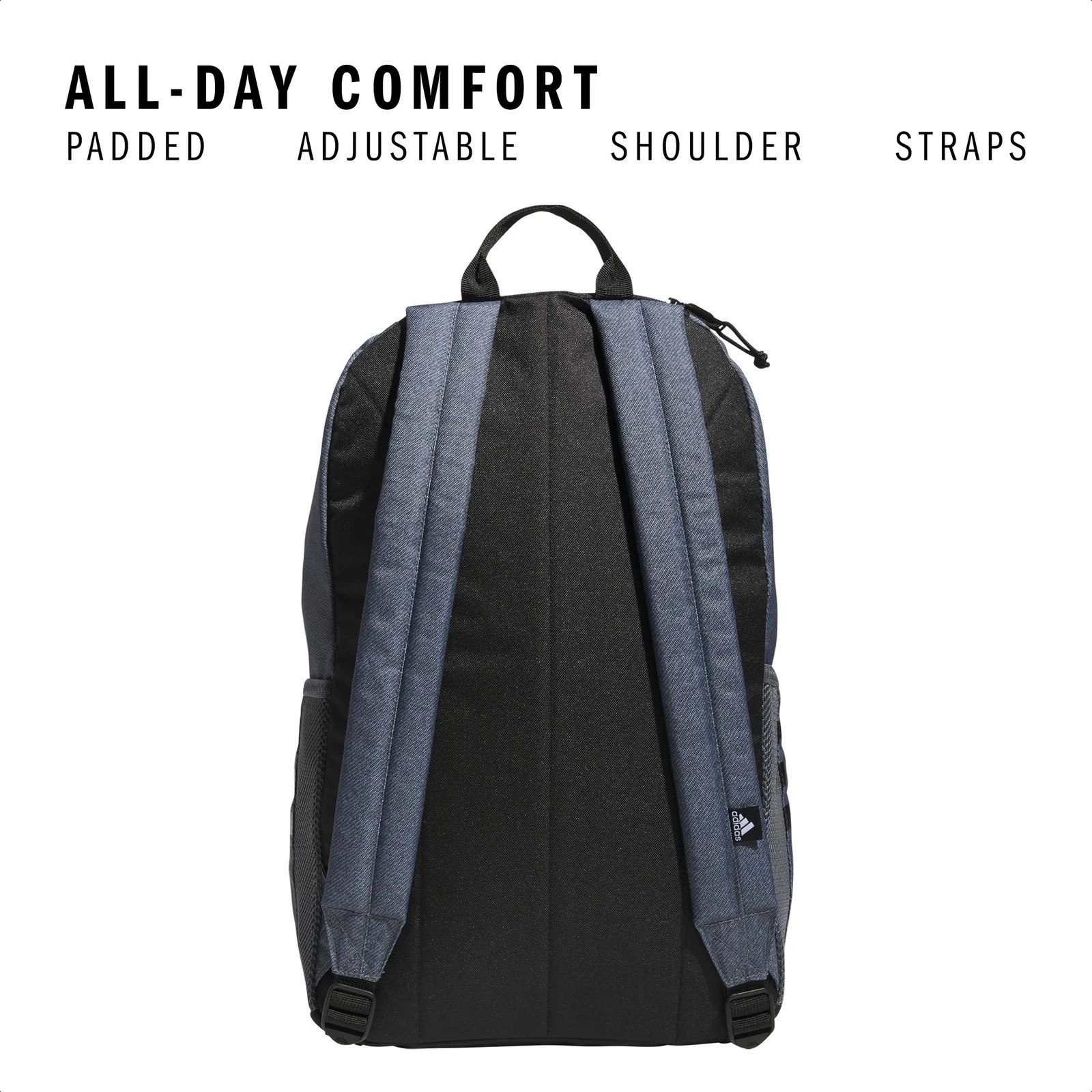 Adidas Onix Grey Black Twill Backpack 16 Inch Laptop Sleeve Lifetime Warranty
