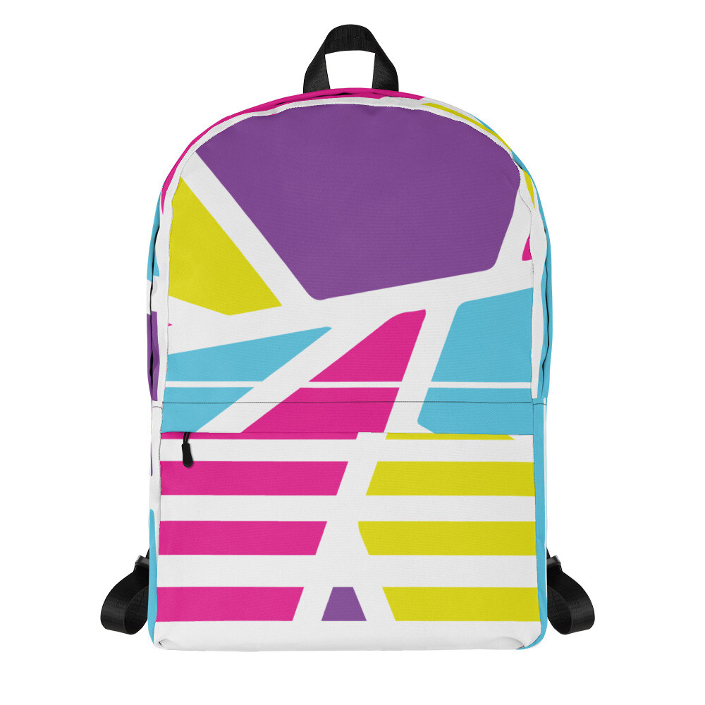 Retro 80s 90s Backpack | Vibrant Retro backpack | Back to School | Kids backpack