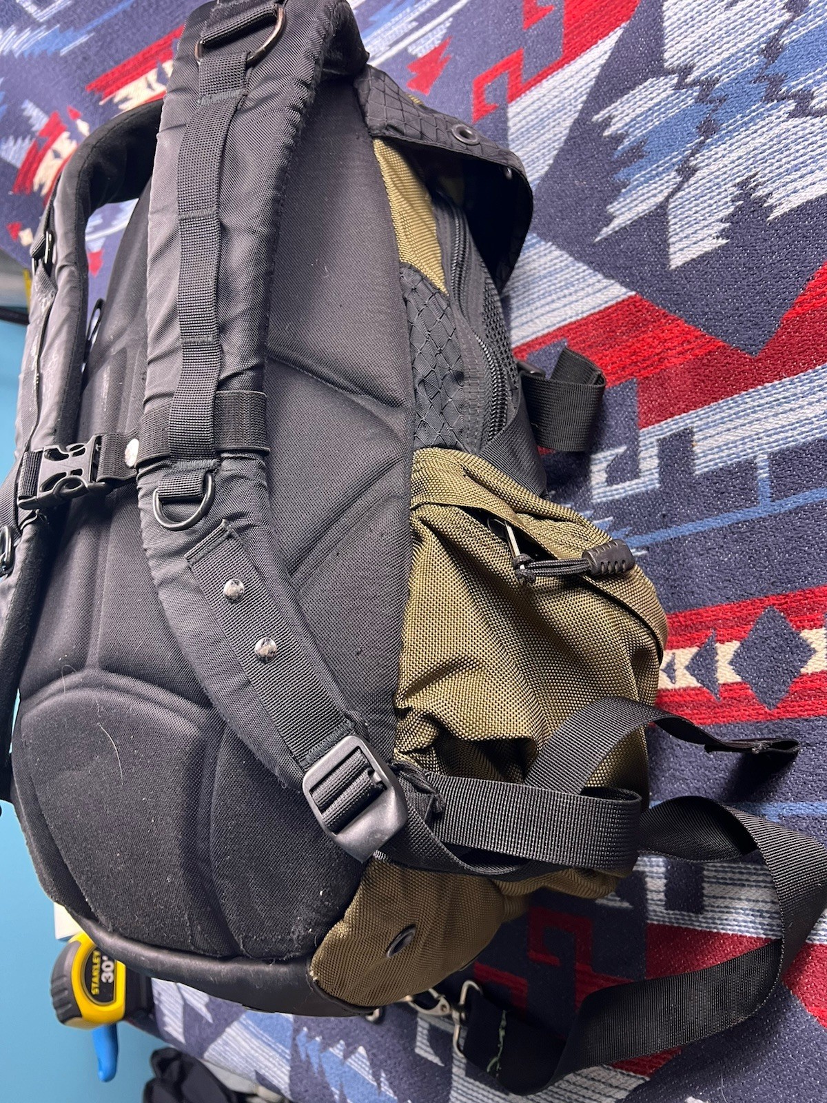 Vtg Oakley Icon Backpack Tactical 90s Y2K USA Software Carry On Olive 2.0 3.0