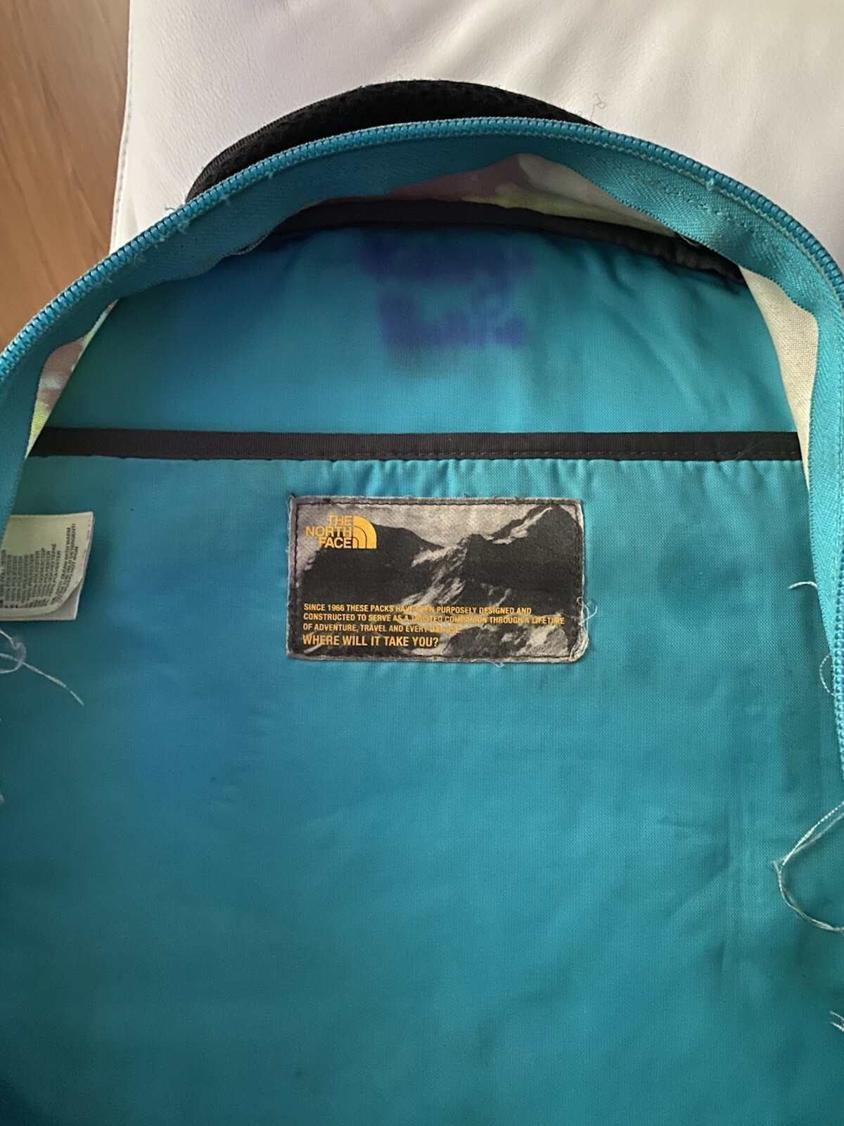 The North Face Jester School Laptop Backpack Multicolor Blue Purple Green