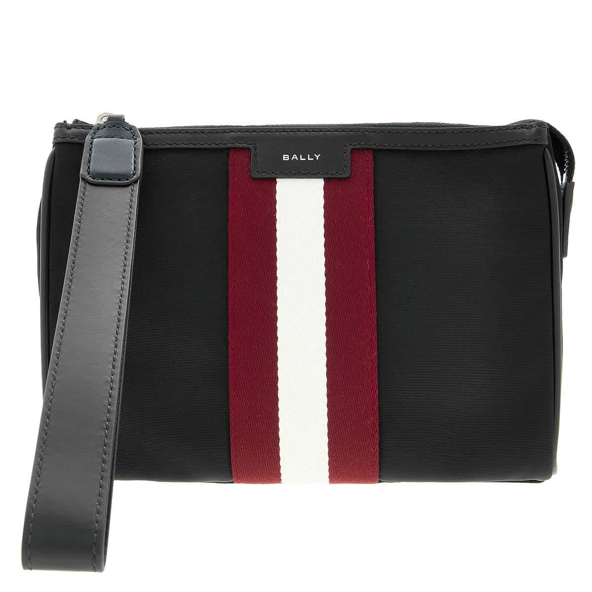 Bally Code Pouch in Black Nylon MAM00R-NY286-U901P