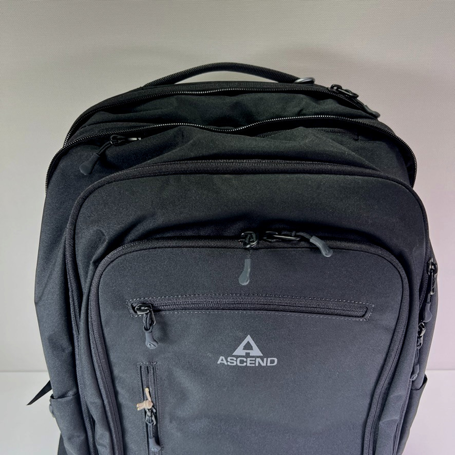 Cabela’s Bass Pro Shops ASCEND Priority 40 Expandable Commuter Backpack Bag Blk