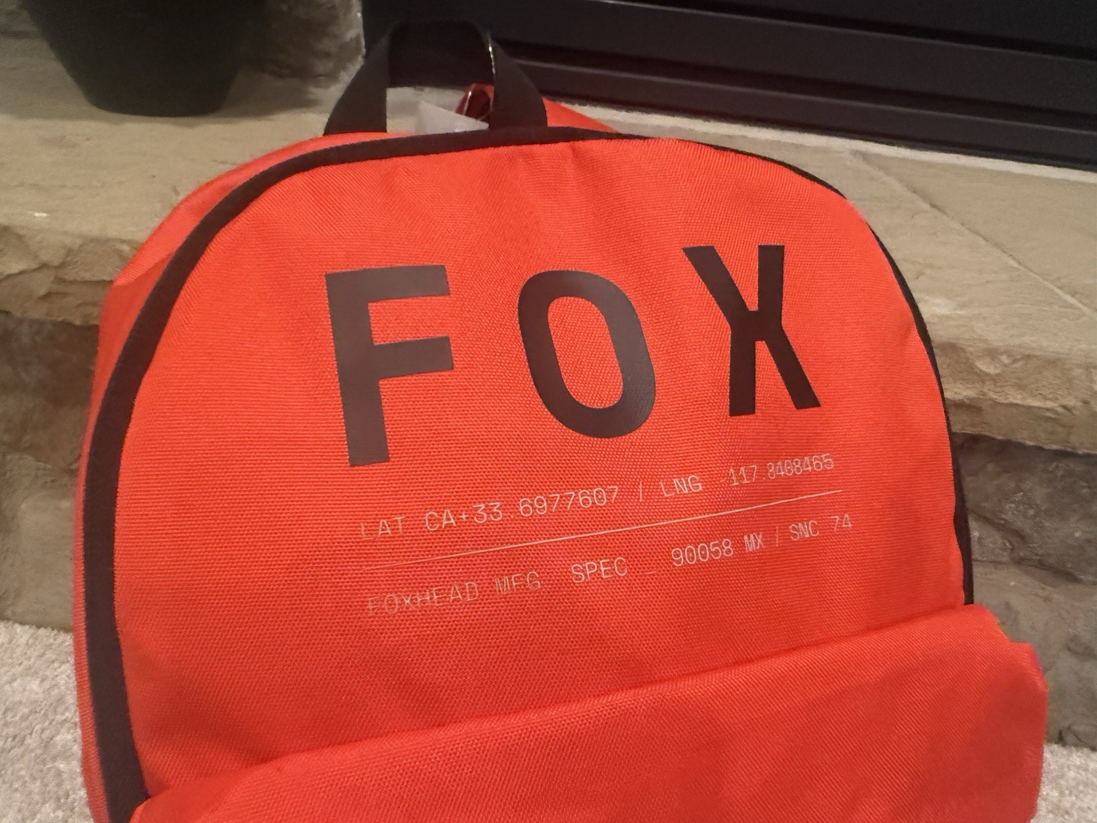 Fox Cleanup Backpack – Red w/ Internal laptop sleeve & side mesh pockets