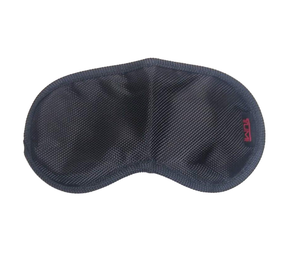TUMI Delta Bag Pouch Grey Zip Soft Sided Air Travel Pouch, OEM Sleep Mask, New