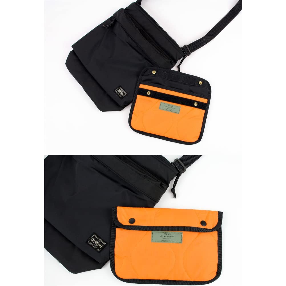 PORTER FORCE Black Shoulder Bag, Mini Shoulder Bag, Water-Repellent, 855-05901