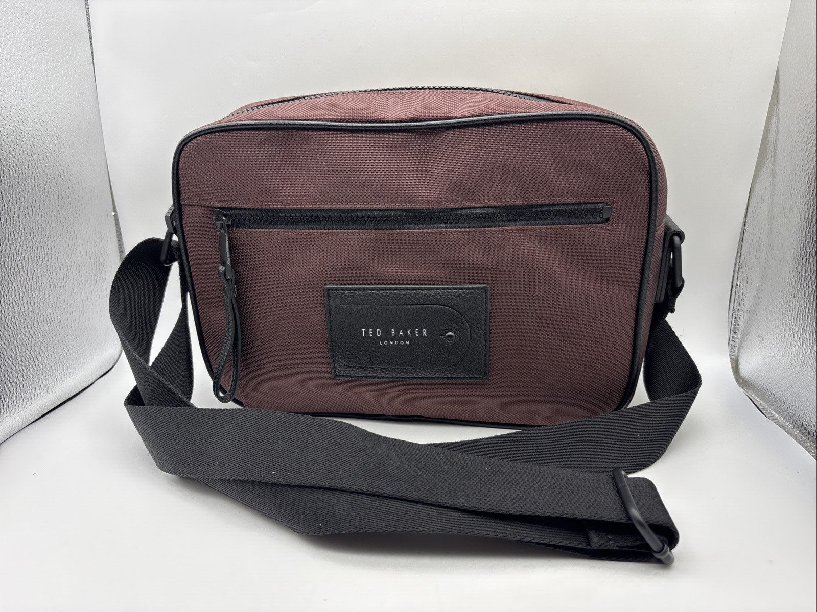 NWT TED BAKER LONDON Blondd Flight Bag, OXBLOOD, MSRP $129