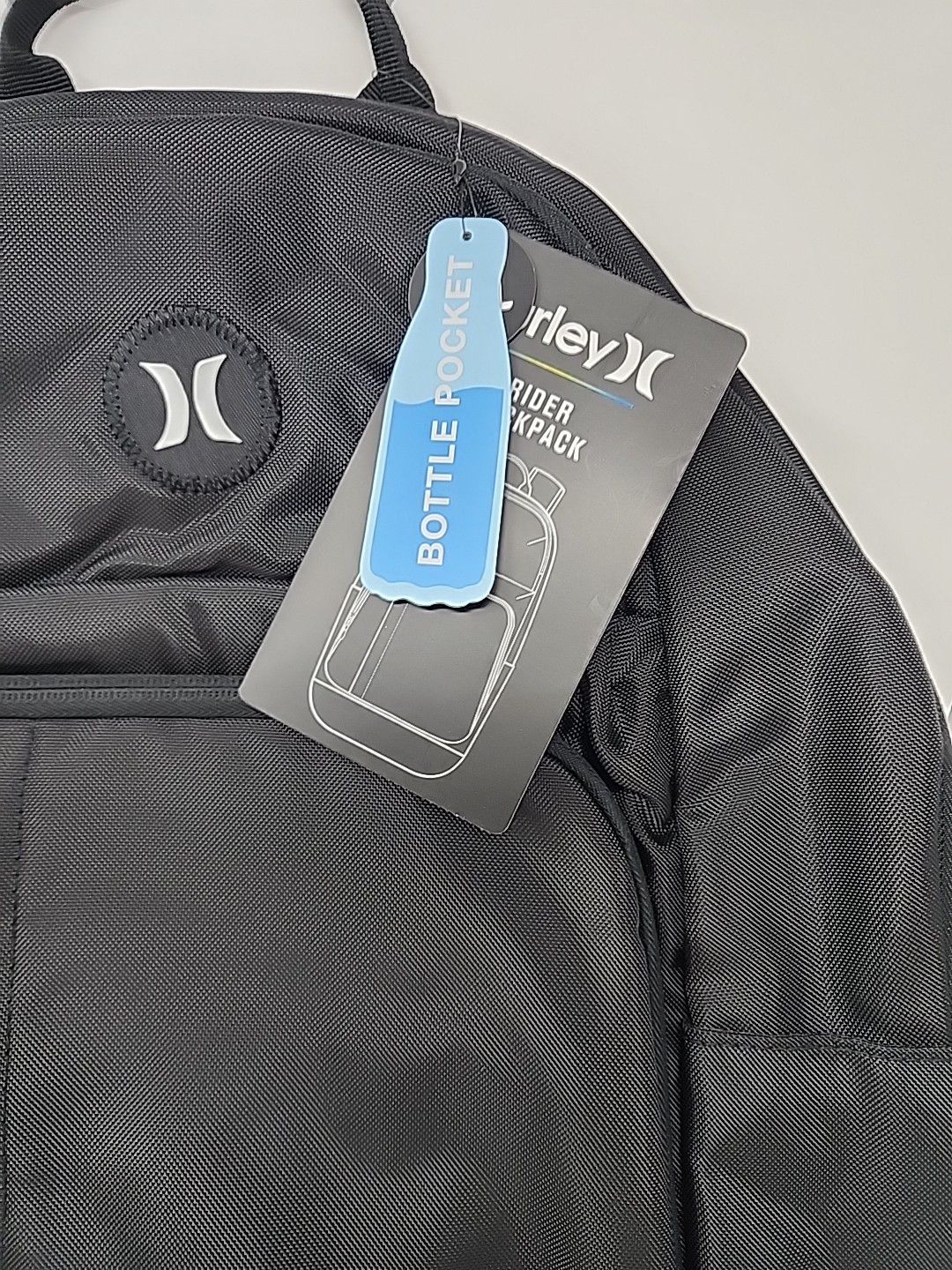 Hurley Lightweight & Durable Everyday Rider Backpack Black