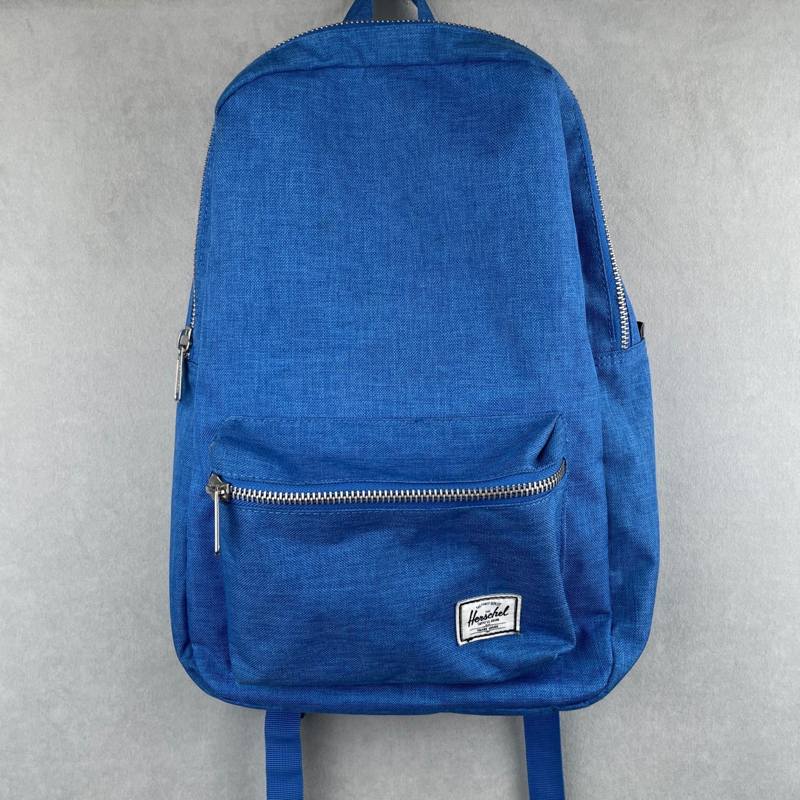 Herschel Supply Co Heritage Backpack Royal Blue Canvas Laptop Sleeve Bookbag
