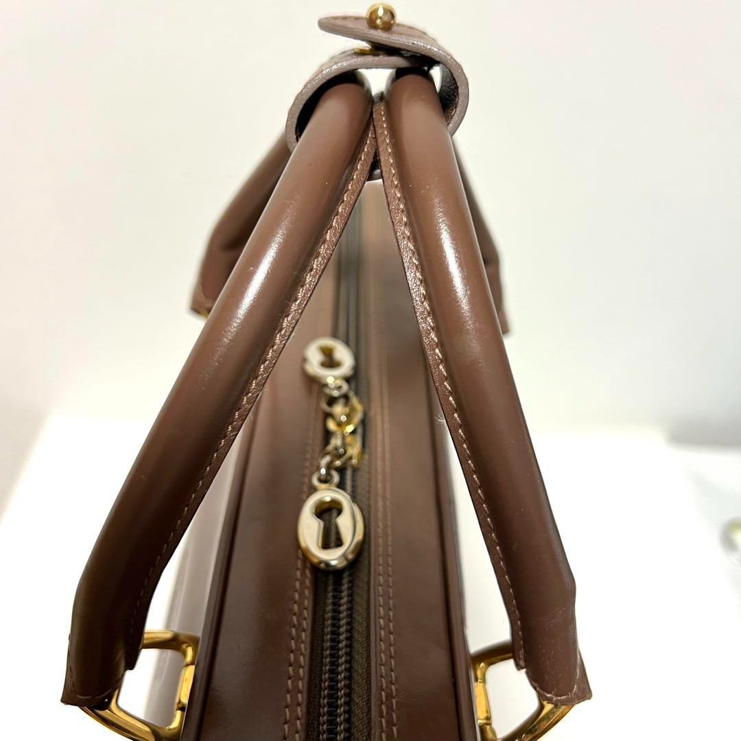GIANFRANCO LOTTI Business Bag Briefcase Handbag Leather in Brown USED Good Cond