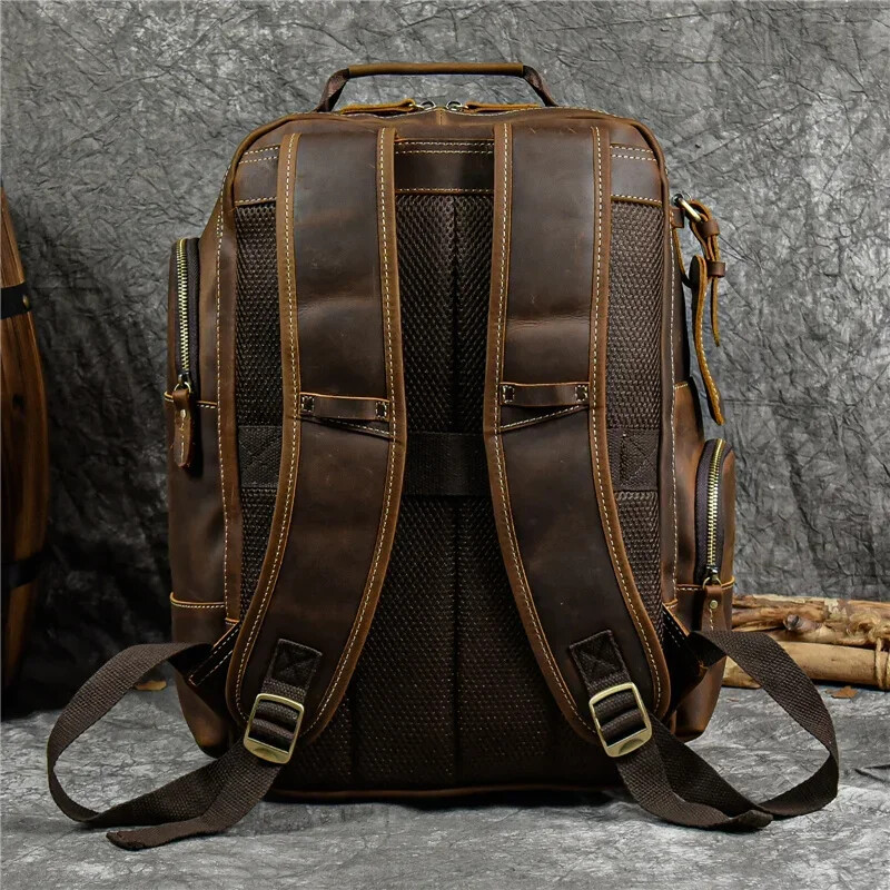 Bags Men’s Backpack Backpack Travel Backpack School Bag Men Leather Daypack