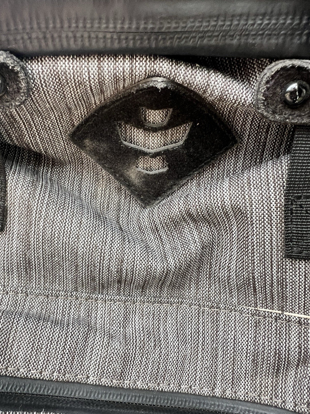 Revelry Drifter 23L Smell-Proof Rolltop Backpack – Grey (Inner Pocket Stain)