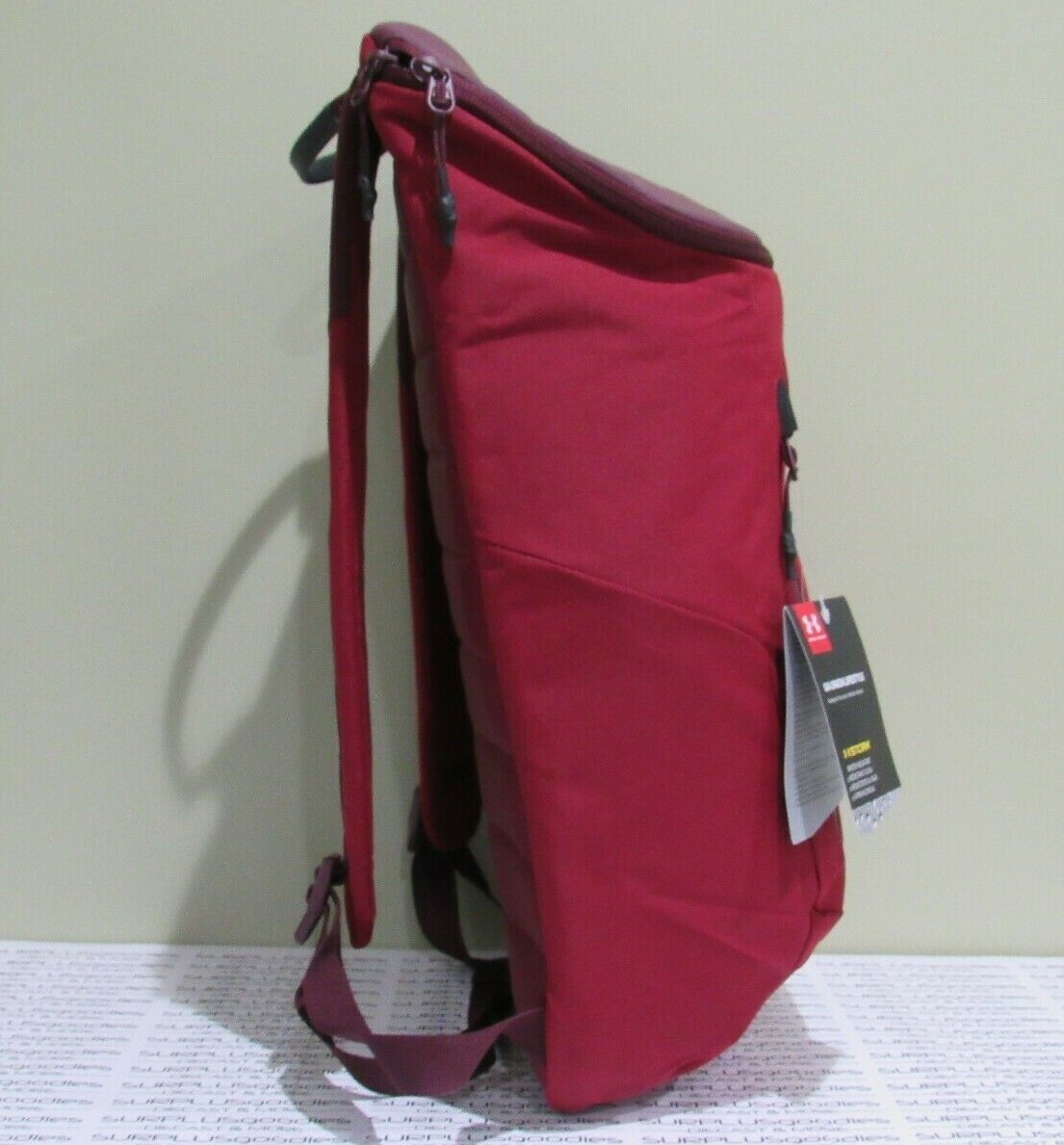 UNDER ARMOUR Union Lifestyle Backpack Bag NWT Dark Maroon/Cardinal 1316575/600