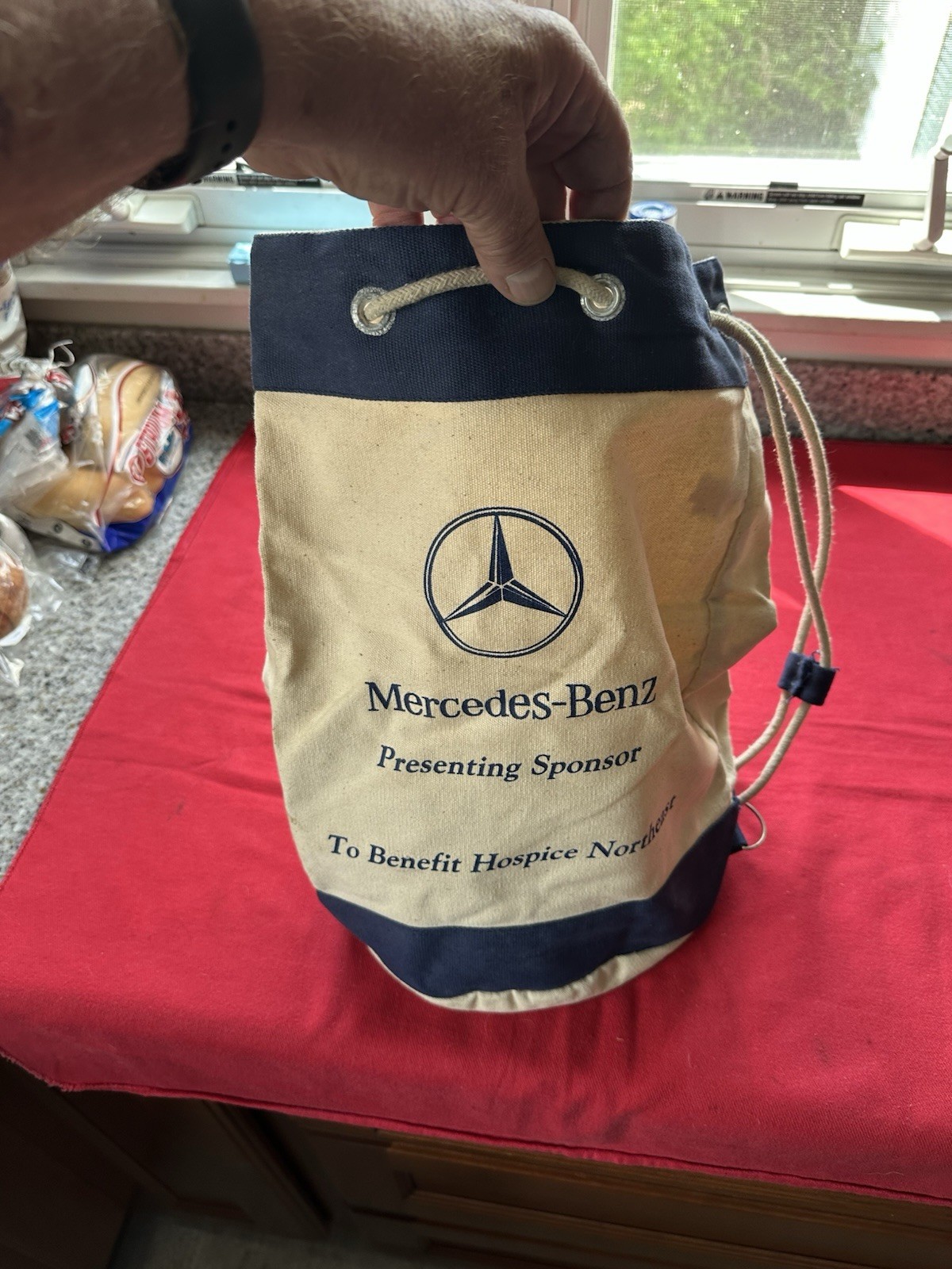 VINTAGE 1989 AMELIA ISLAND MERCEDES BENZ – CONCOURS d’ELEGANCE – TOTE BAG – USA