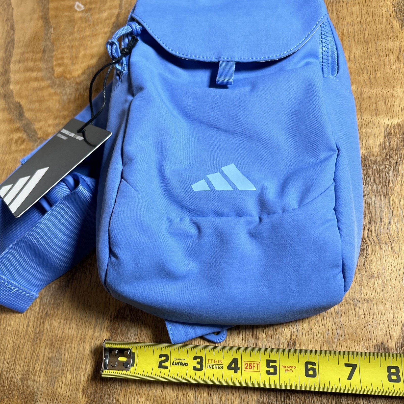 Adidas Unisex Essentials 3 Sling Adjustable Strap Crossbody Bag Blue Fusion Glow