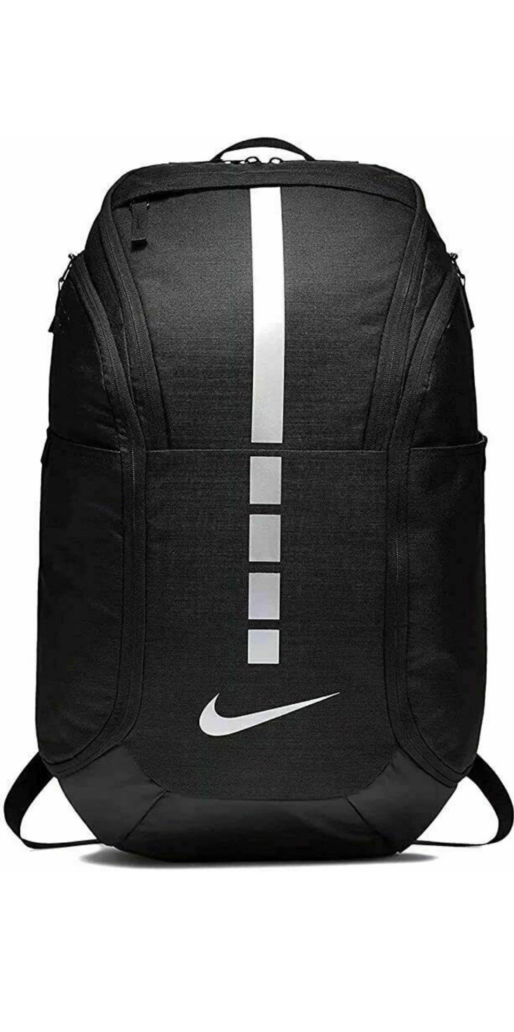 Nike Hoops Elite Backpack Black Silver BA5554-011 School Basketball Laptop